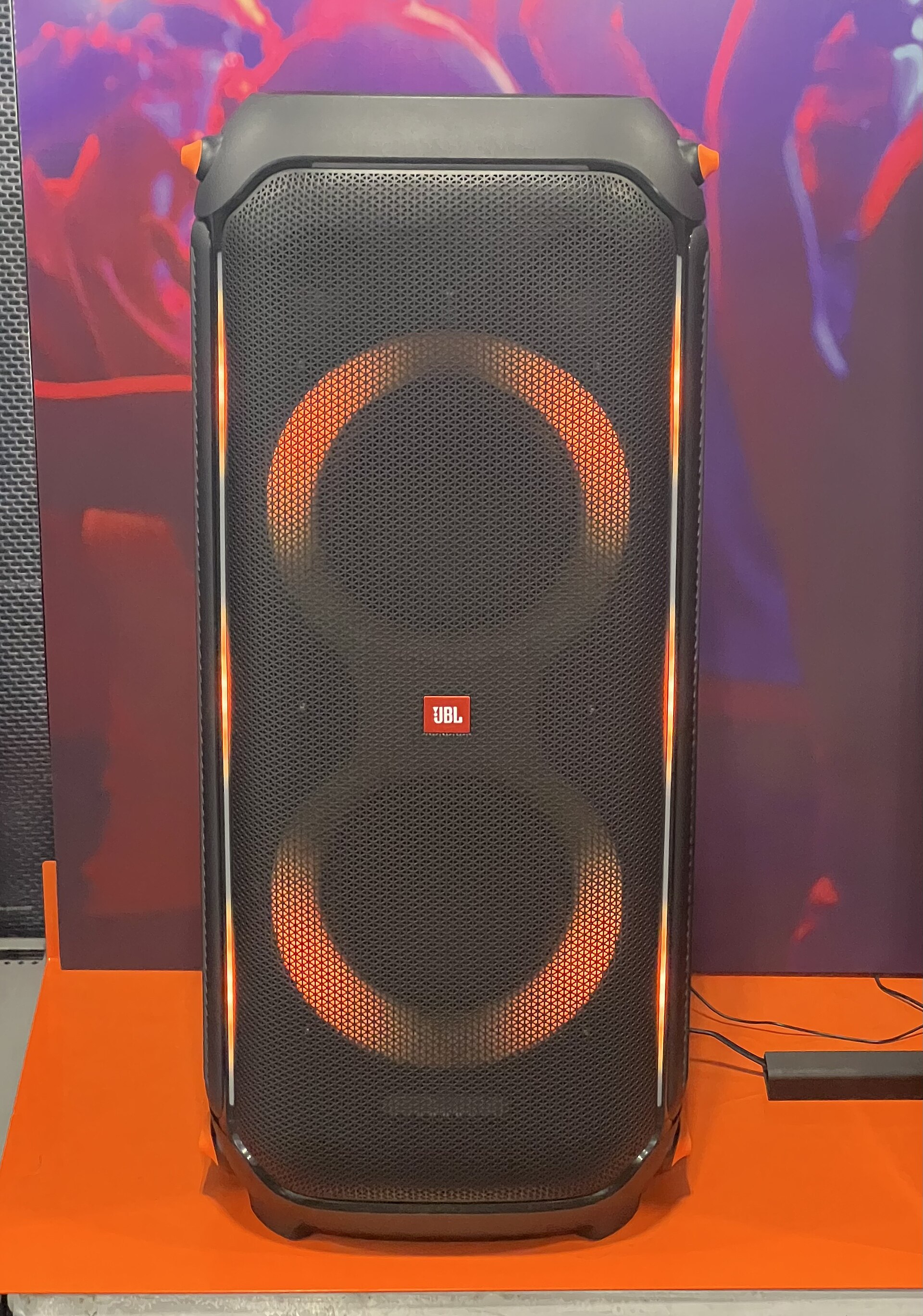 A JBL PartyBox 710 speaker.